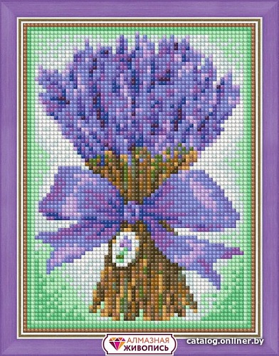 Алмазная мозаика Алмазная Живопись Букет лаванды АЖ-1447