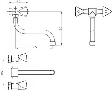 Смеситель РМС SL119-361