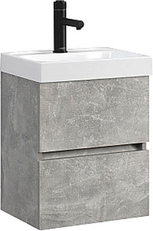 Belux Тумба под умывальник Бостон НП 40-02 (31, бетон чикаго/светло-серый)