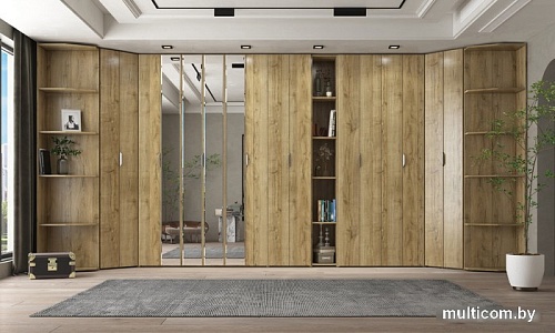 Угловое окончание Евва Лайн ЛН-TU.220.44.01 (дуб кантри золотой)