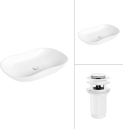 Умывальник Lauter 21570 + клапан 21190W