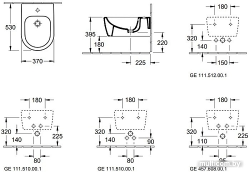 Биде Villeroy & Boch Avento 54050001