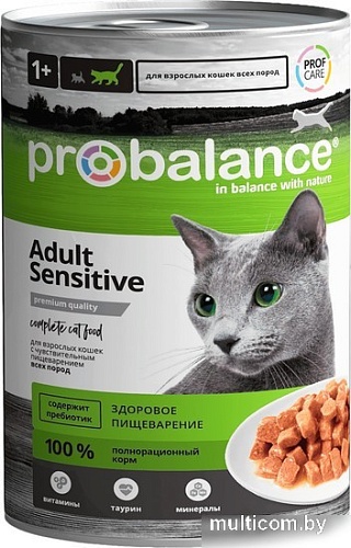 Консервированный корм для кошек Probalance Adult Sensitive 415 г