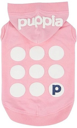 Футболка Puppia Emmy с капюшоном PARA-TS1509-PK-S (розовый)