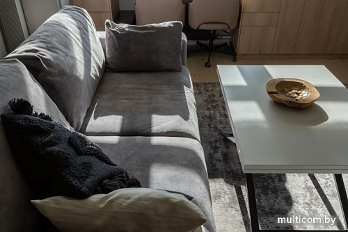 Стол-трансформер Levmar Compact D78/S53 (белый/черный)