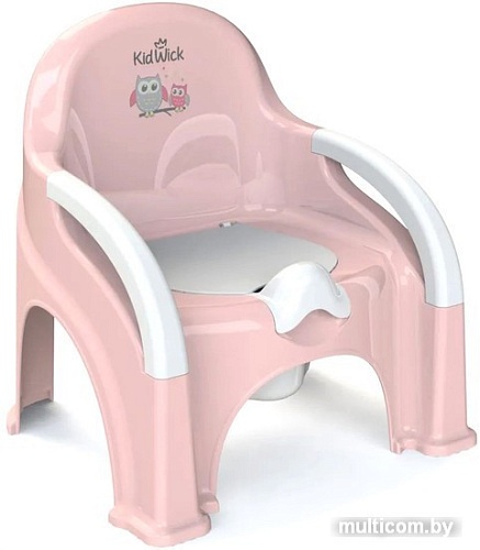Детский горшок Kidwick Премьер KW110302 (розовый/белый)