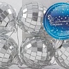 Елочная игрушка Волшебная страна Шар зеркальный 4 см 008028 (6 шт)