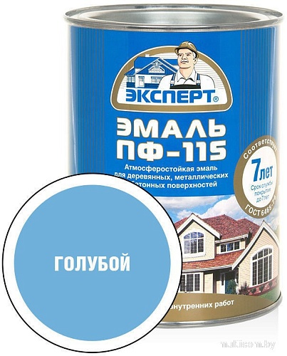 Эксперт ПФ-115М Глянцевый 0.8 кг (голубой)