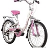 Детский велосипед Novatrack Butterfly 6.V 20 2022 20SH6V.BUTTERFLY.PN22 (белый/розовый)