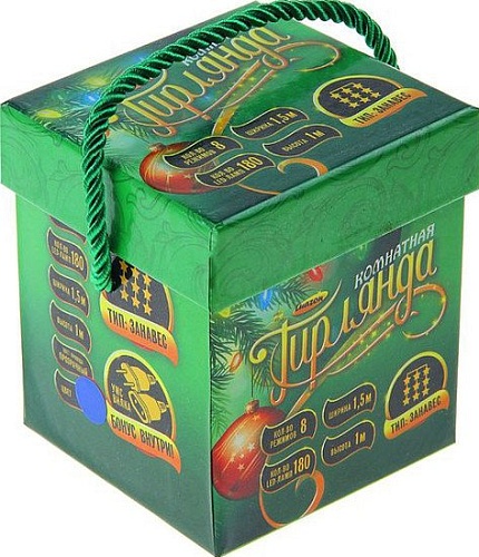 Световой дождь Luazon Led-180 (1.5x1 м, синий) [1080454]