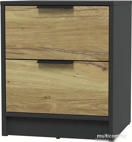 Комоды, тумбы Интерлиния Концепт КТ-ТК1-57 (дуб нокс/антрацит)