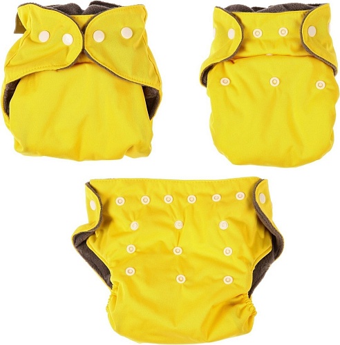 Многоразовый подгузник Крошка Я 9524648 (желтый)