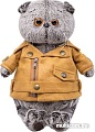 Мягкая игрушка Basik & Co Басик в куртке-косухе (30 см)