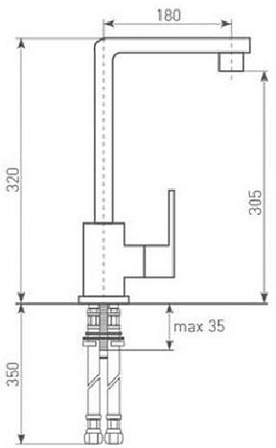Смеситель Zigmund & Shtain ZS 0600 (речной песок)