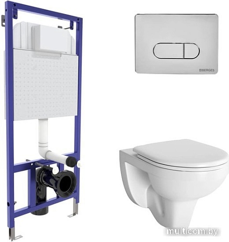 Унитаз Berges Wasserhaus Gamma + Novum525 + D3 042417