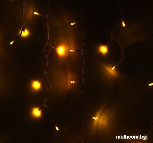 Бахрома Luazon Led-160 (3x0.6 м, желтый) [1080178]