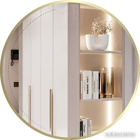 Зеркало eMZe 60 UV.60.60.AUR (золотой с УФ-окантовкой)