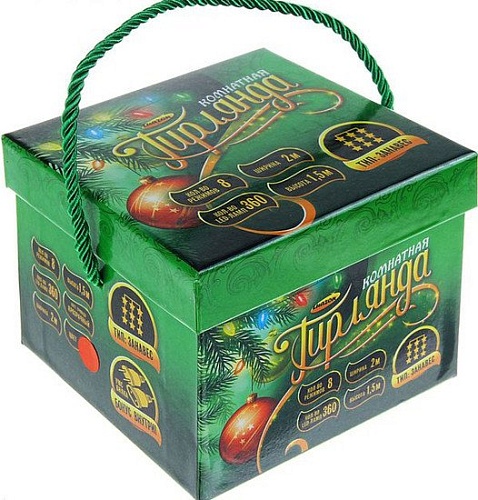 Световой дождь Luazon Led-360 (2x1.5 м, красный) [1080464]