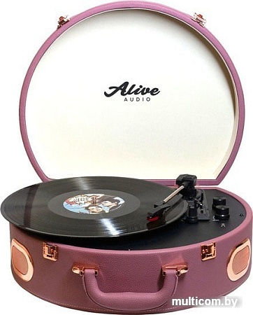 Виниловый проигрыватель Alive Audio Movie (ванильное небо)
