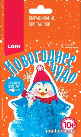 Набор для опытов Lori Выращивание кристаллов. Пингвинчик Крф-005