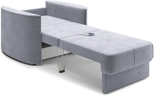 Кресло-кровать Mio Tesoro Амми (Velutto 52, серый)