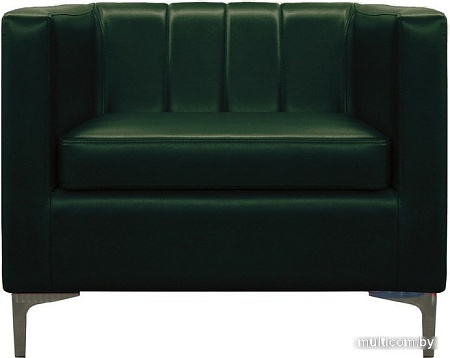 Интерьерное кресло Brioli Бруно (экокожа, L15 зеленый)