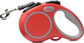 Поводок-рулетка Triol Urban 11121008 (XS, 3м лента, красный)