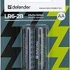 Батарейки Defender AA 2 шт LR6-2B