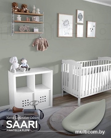 Краска Finntella Foxy Lapselli Matte Saari F-50-1-9-FL276 9 л (серый)