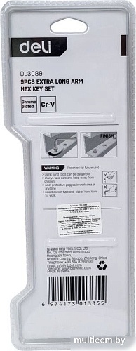 Набор ключей Deli DL3089 (9 предметов)