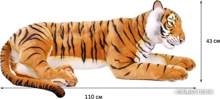 Классическая игрушка Hansa Сreation Тигр лежащий 5312 (110 см)