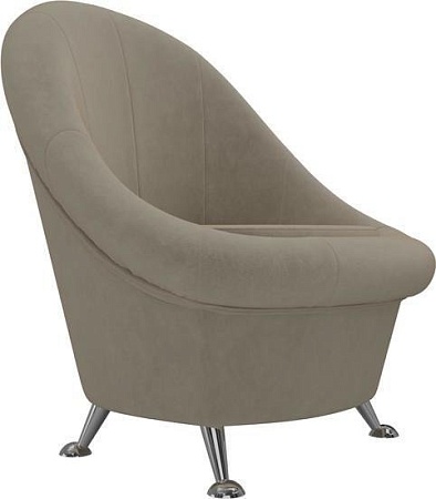 Интерьерное кресло Mebelico 252 105540 (микровельвет, бежевый)