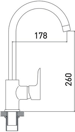 Смеситель Gross Aqua Space 3118288С-В02