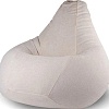 Кресло-мешок Sled Велюр 110x110x160 (белый)