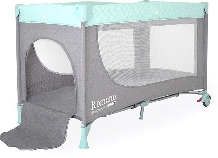 Манеж-кровать Rant Romano RP100 (grey/green)