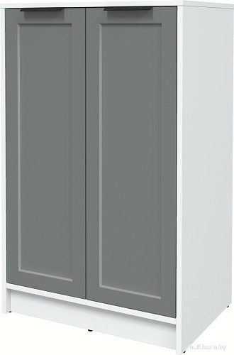 Тумба Интерлиния Концепт Тренд КТ-Т64 (белый платинум/серый)