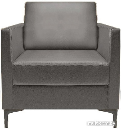 Интерьерное кресло Brioli Ганс (экокожа, L21 серый)