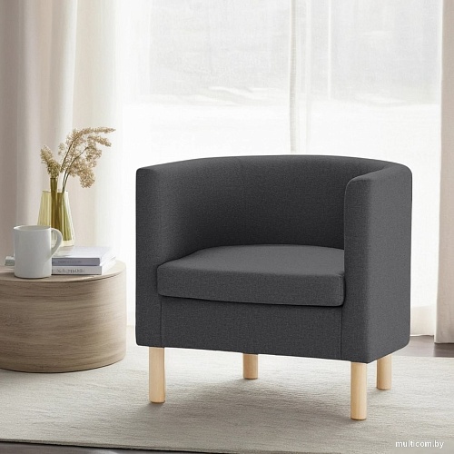 Интерьерное кресло Mio Tesoro Агата 351 (темно-серый 1173)