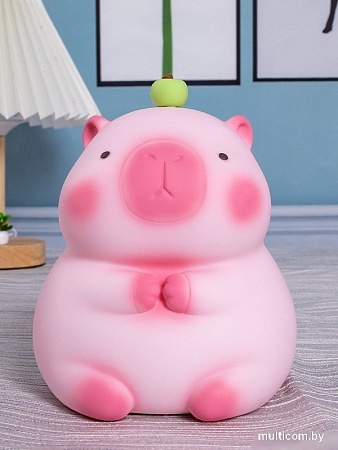 Копилка для денег ILikeGift Capybara with apple BB2574-9A (розовый)