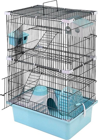 Клетка ЕСО Рикки 43112бирюз-черн
