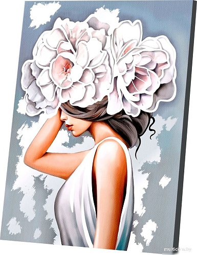 Школа талантов Девушка с пионами 9883130