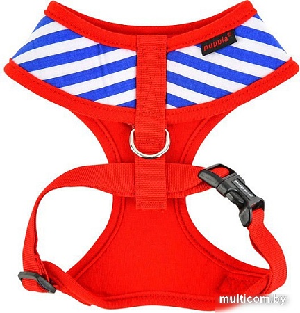 Шлейка Puppia Sport PATA-HA1735-RB-S (красный/голубой)
