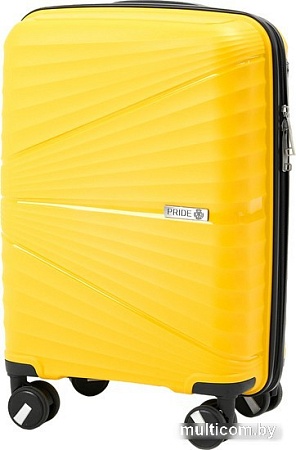 Чемодан-спиннер Pride PP9701 (S, желтый)