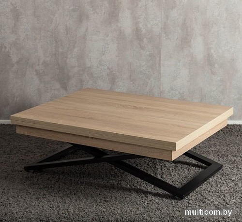 Levmar Cross D89/S53 (дуб сонома/черный)