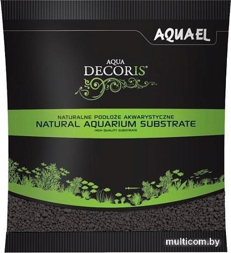 Грунт AquaEl Aqua Decoris 2-3 мм 1 кг (черный)
