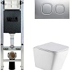 Унитаз WeltWasser Gelbach 004 MT-WT + Amberg 350 ST + Amberg RD-MT CR (белый матовый/хром матовый)