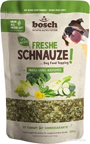 Пресервы Bosch Freshe Schnauze (зеленые полевые овощи) 250 г