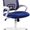 Кресло CHAIRMAN 696 white (синий)