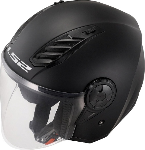 LS2 OF616 Airflow 2 Solid (M, черный матовый)