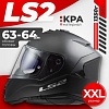 LS2 FF800 Storm II Solid (XXL, матовый черный)